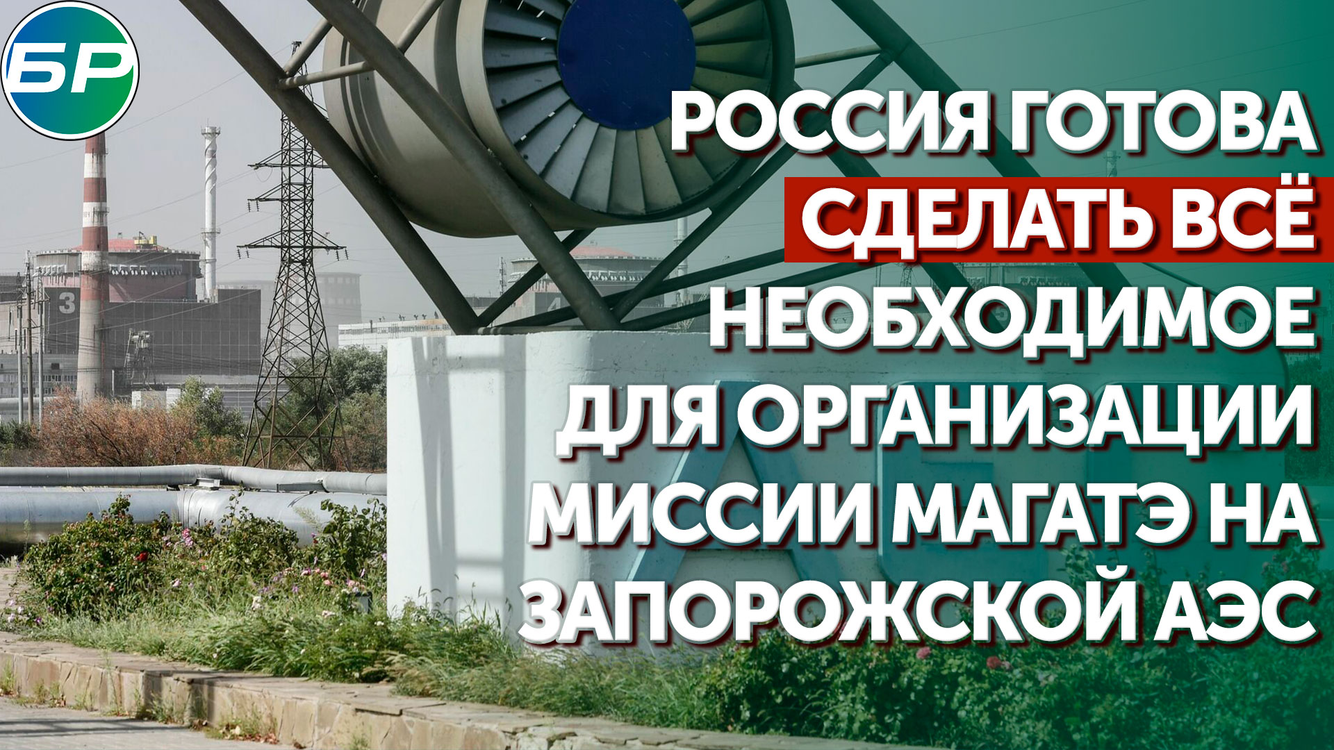 Россия готова сделать всё необходимое для организации миссии МАГАТЭ на Запорожской АЭС