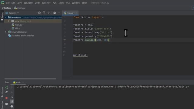 créer une interface graphique avec python смотреть онлайн