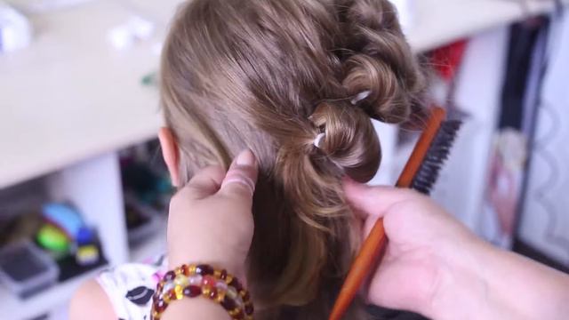 Прическа с резинками! Советы стилиста. StarMediaKids