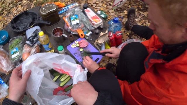 Что готовить в походе/Приготовление пищи в лесу на горелке
