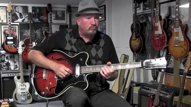 1960s Recco Hollowbody (Ibanez) Guitar Demo смотреть онлайн