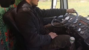 Установка д245 на ГАЗ 3309 после капиталки/первый выезд