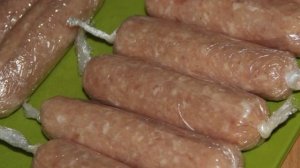 Домашние колбаски из фарша