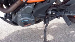 Чуть не отвалился двигатель на KTM Duke 390