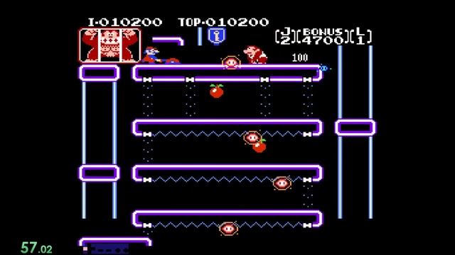 Donkey Kong Jr(NES) Speedrun in 1:21.783 смотреть онлайн