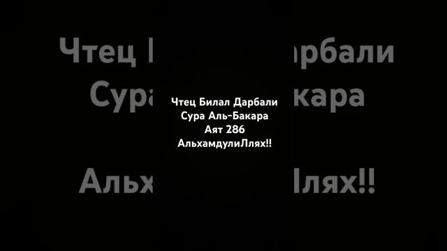 Билал Дарбали #Ислам #Билал #Мухаммад #Люхайдан #Сура #Коран #Quran #Religion #Allah #альбакара