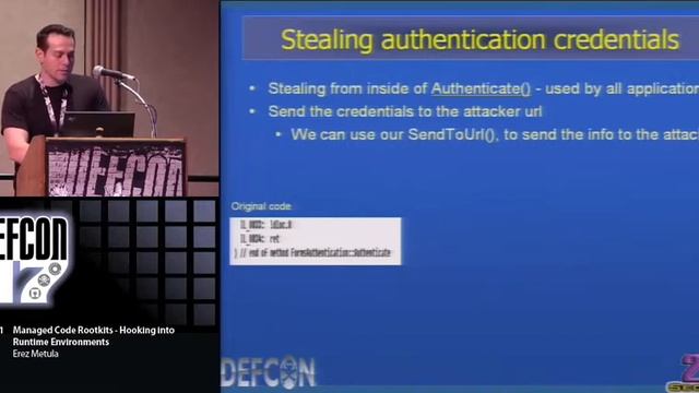 DEFCON 17: Managed Code Rootkits - Hooking into Runtime Environments смотреть онлайн
