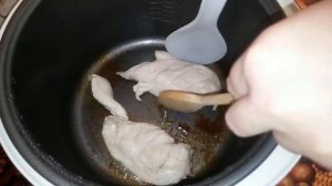 Куриная грудка для салата. Готовим в мультиварке грудку без масла
