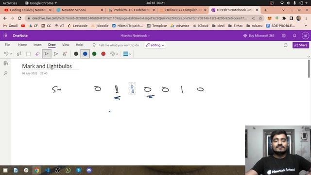 D. Mark and Lightbulbs | Codeforces Round #807 (Div. 2) - Hitesh Tripathi смотреть онлайн