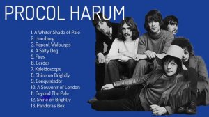 Procol Harum- In memory of Gary Brooker( (29/05/1945 – 19/02/2022)-  Procol Harum Greatest Songs