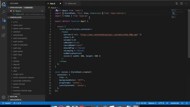 React Native - Video Player with Caching using Expo (Part 2/6) смотреть онлайн