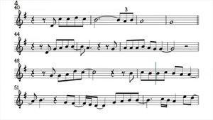 Beautiful Alto Sax Sheet Music Backing Track Play Along Partitura