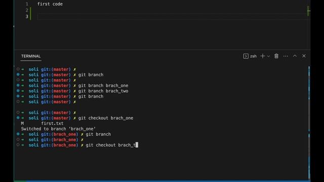 7 - How to switch to a different Git branch смотреть онлайн