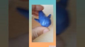 Лепим кита из пластилина