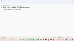 No module named 'dotenv' | from dotenv import load_dotenv ModuleNotFoundError   | Aryadrj | IT