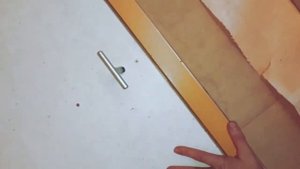 Напольный люк, с покрытием из паркетной доски