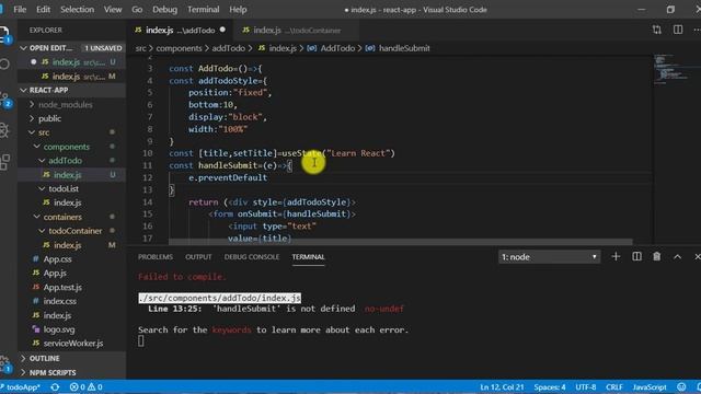 Add new todo | Todo List || React Project - part 2 || Deploy in Github for freeTutorial