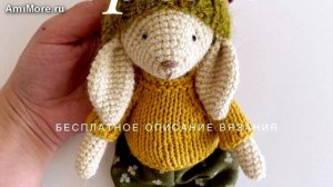 Амигуруми: схема Пасхальный кроль. Игрушки вязаные крючком - Free crochet patterns.