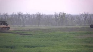 Кадры штурма российскими военнослужащими укрепрайона ВСУ в районе н.п.Спорное