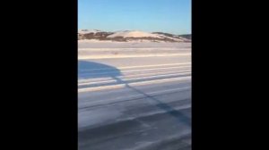 посадка Як40 на аэродроме Палана, Камчатский край