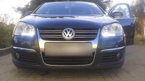 ДХО в поворотниках на VW jetta V