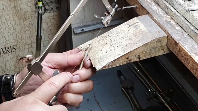 Изготовление браслета верёвка из золота.Making a rope bracelet made of gold смотреть онлайн