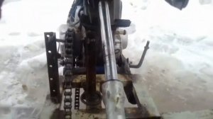 Первый выезд на альфе трицикл. Альфа трицикл из хлама.