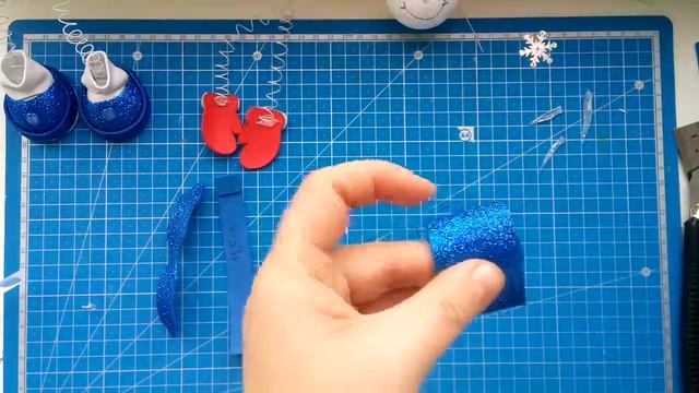 Новогодняя коробочка из фоамирана