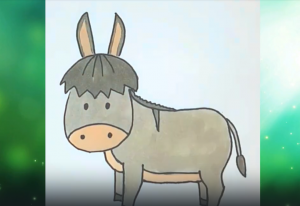 Рисуем Ослика