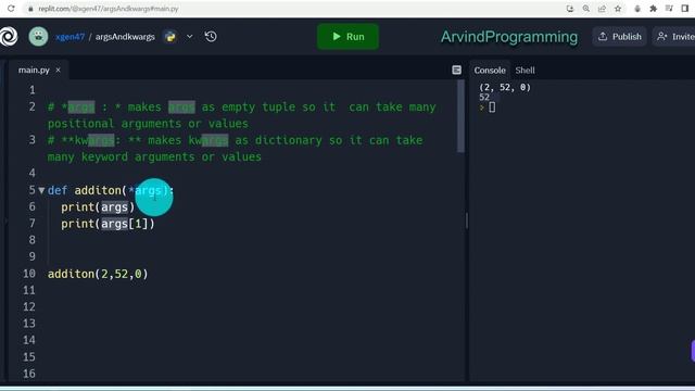 many positional arguments - *args  in python functions