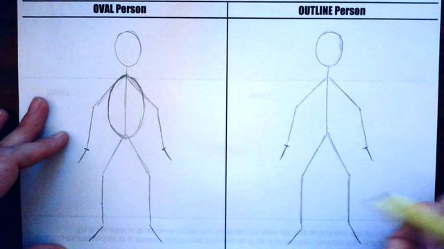Easy Figure Drawing Strategies- Oval Person & Outline Person смотреть онлайн