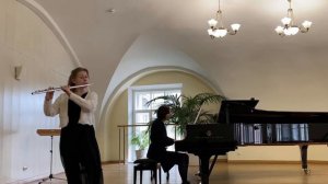 И.С. Бах Соната №6 для флейты и фортепиано (3 и 4 части)