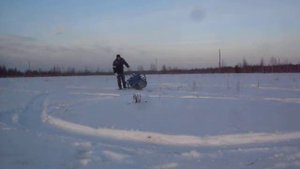 покатушки на мотособаке самоделка.