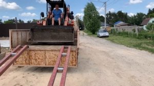 Планировка земельного участка трактором