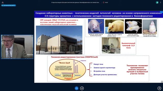 Открытая лекция «Большие генетические данные: биоинформатика и системная компьютерная биология» смотреть онлайн