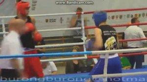 boks // Mateusz Szewczyk (KS Raszyn) vs  Adam Opyrchał (SKB Beskid Dragon Bielsko-Biała)