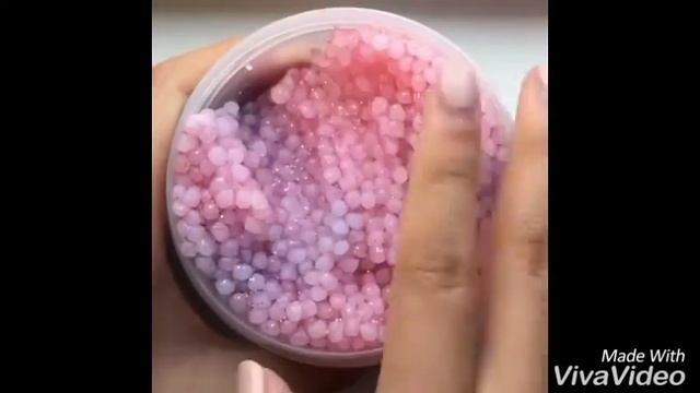 АСМР с шариковыми слаймам для полной релаксации после тяжёлого трудового дня/Asmr slime/Slime girl смотреть онлайн