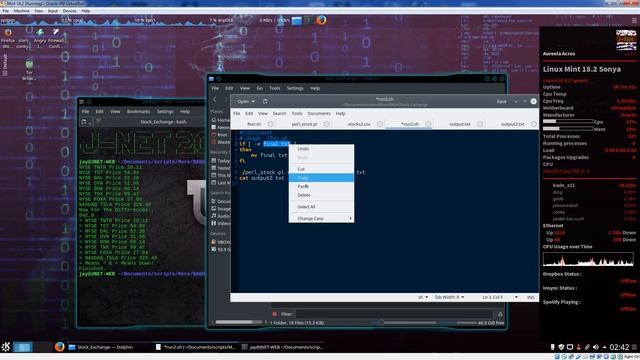 Stock Market On Mint 18.2 Bash & Perl Example смотреть онлайн
