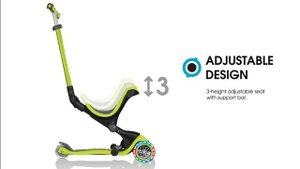 Globber GO UP Deluxe Play Lights детский самокат-трансформер