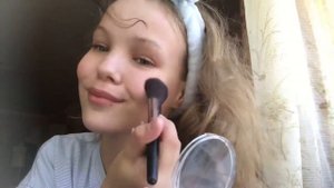Мой повседневный макияж в 12 лет!|ШОК!???|Лиза//☺️?