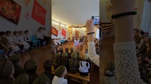 Танец с ленточками на 9Мая "А закаты алые" в ДОУ 2024 год