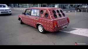 ГАРАЖ54. Корзины от Сабов вместо колес на ВАЗ 2104