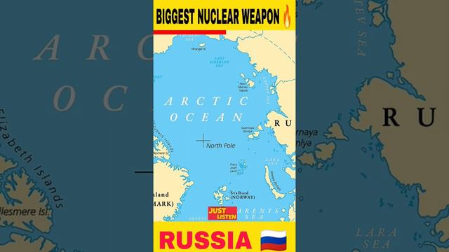 Most Powerful Neuclear Weapon🔥 | Tsar bomba #short #russia