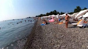 Пляж Касабланка в Лазаревском. Обзор. сочи