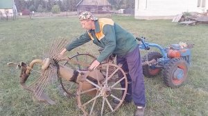 польская конная копалка и мотоблок МТЗ . продолжение.