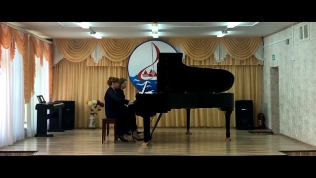 Фортепианный дуэт: Посевкина И.А., Панфилова А.Н. "Слёзы", "Светлый праздник" С.В. Рахманинов.