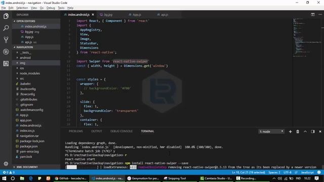 React Native - Make Slide Swiper смотреть онлайн