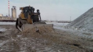 Бульдозер CAT D6R LGP. Ширина траков - 914мм