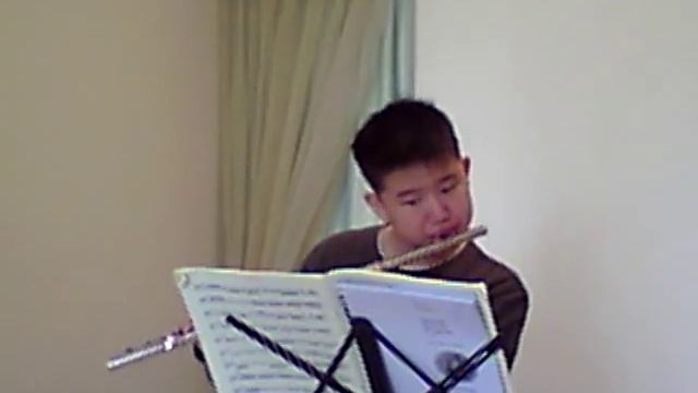 Bach BWV 1035 Sonata in E for flute and piano - 4th movement смотреть онлайн