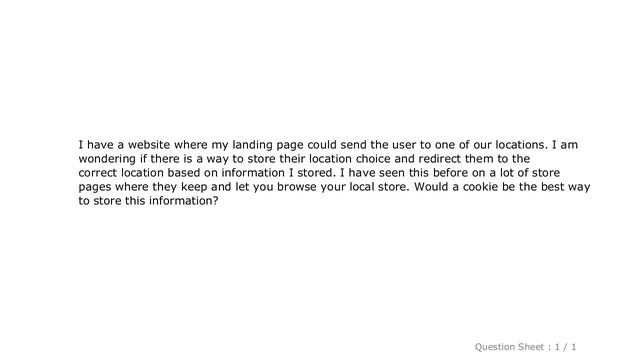 HTML : Redirect user to website based on stored cookie information смотреть онлайн